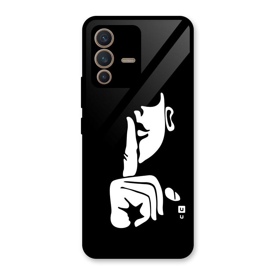Shhh Art Glass Back Case for Vivo V23 5G