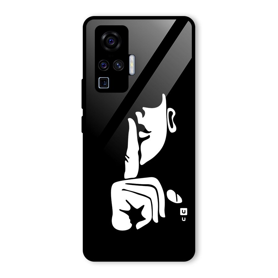 Shhh Art Glass Back Case for Vivo X50 Pro