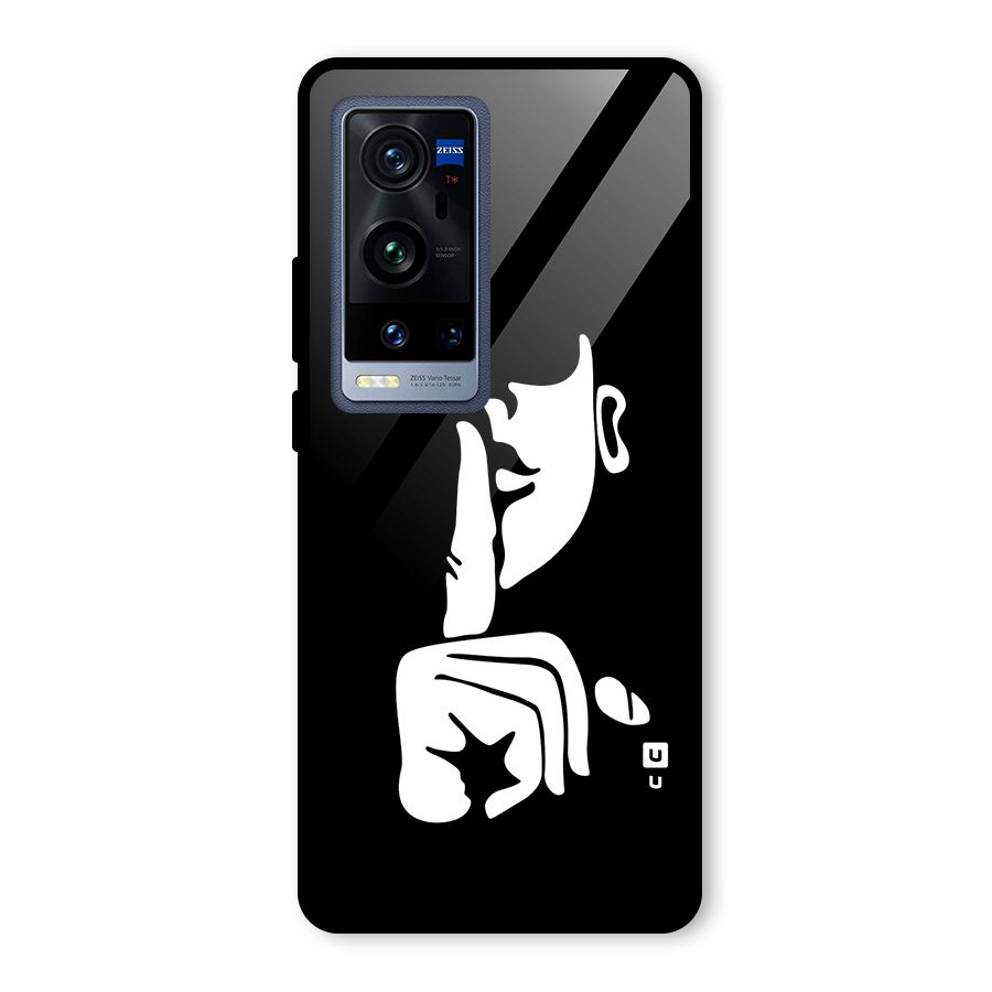 Shhh Art Glass Back Case for Vivo X60 Pro Plus