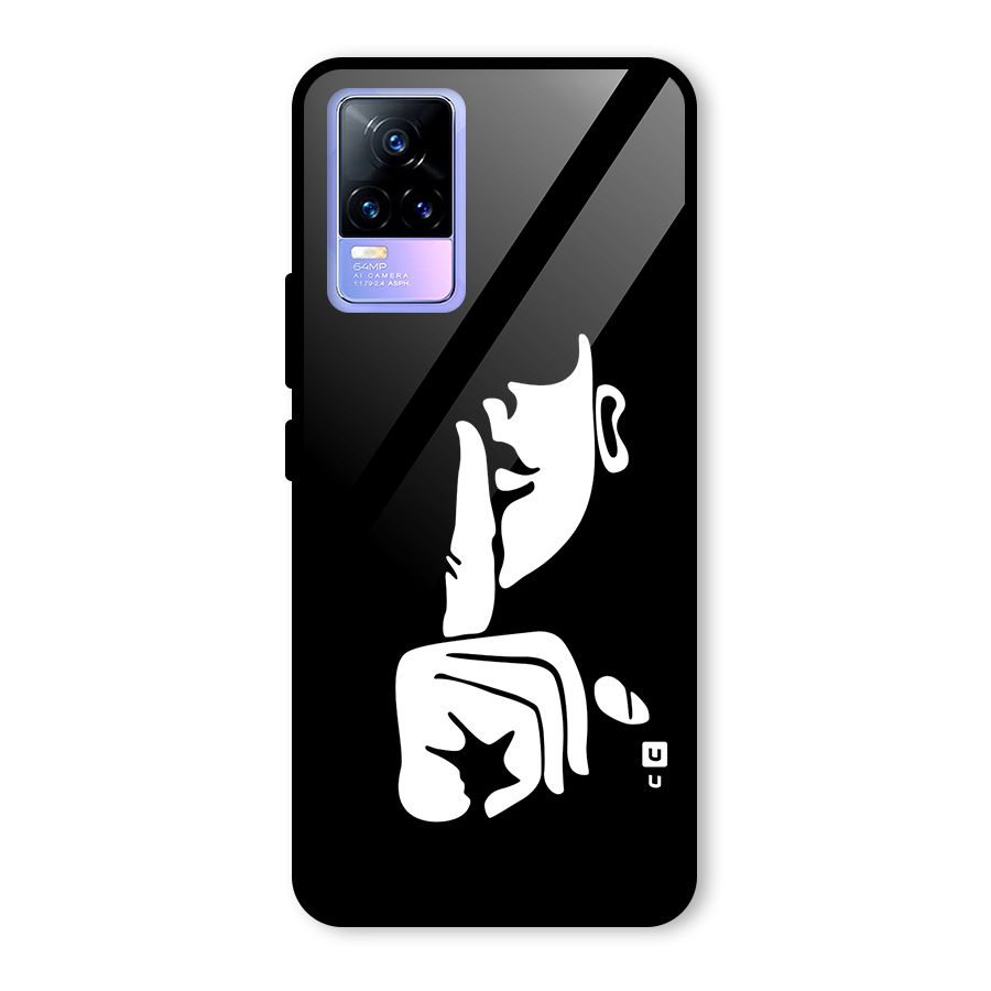 Shhh Art Glass Back Case for Vivo Y73