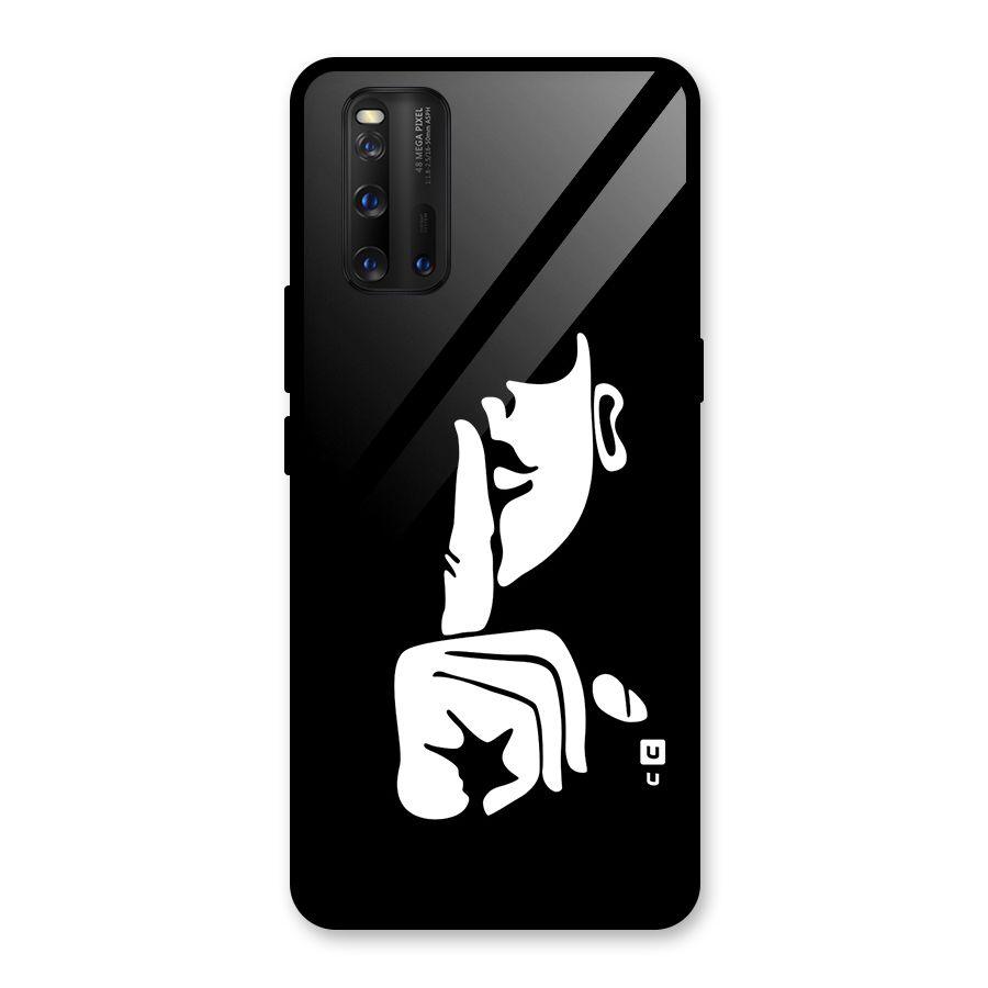 Shhh Art Glass Back Case for Vivo iQOO 3