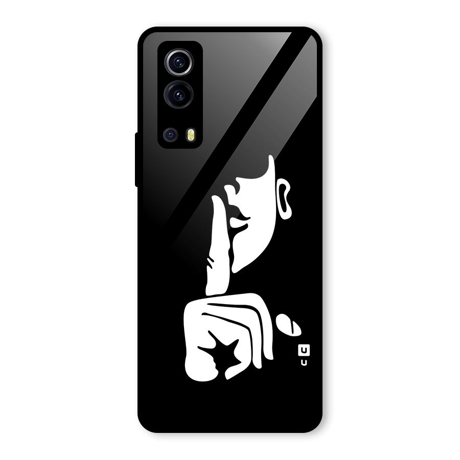 Shhh Art Glass Back Case for Vivo iQOO Z3