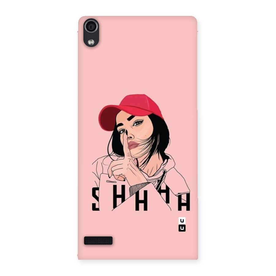 Shhhh Girl Back Case for Ascend P6