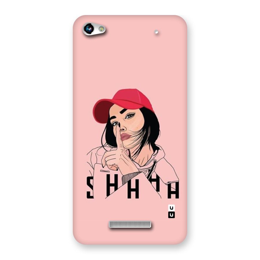 Shhhh Girl Back Case for Canvas Hue 2 A316