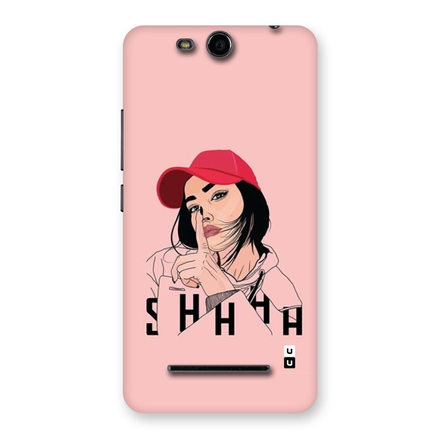 Shhhh Girl Back Case for Canvas Juice 3 Q392