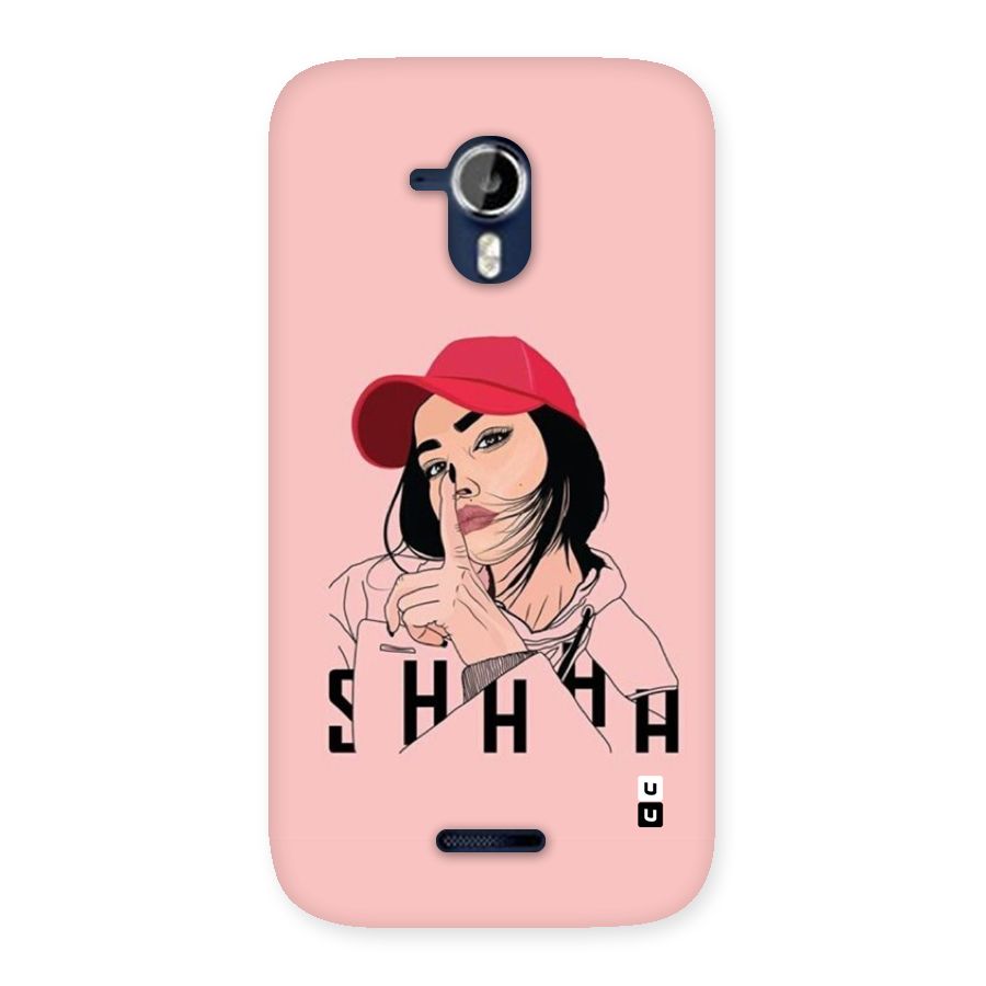 Shhhh Girl Back Case for Canvas Magnus A117