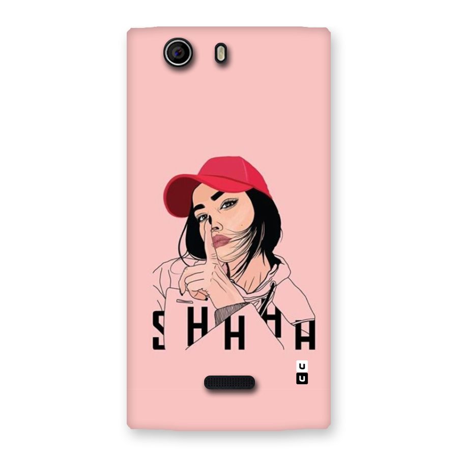 Shhhh Girl Back Case for Canvas Nitro 2 E311