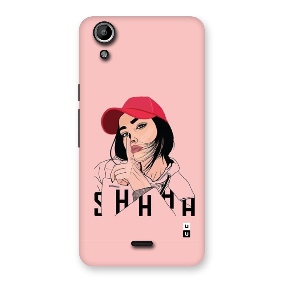 Shhhh Girl Back Case for Canvas Selfie Lens Q345