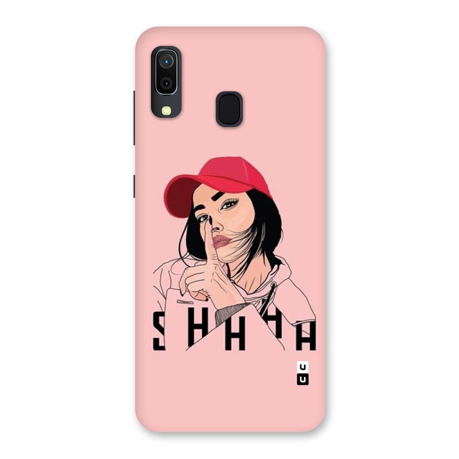 Shhhh Girl Back Case for Galaxy A20