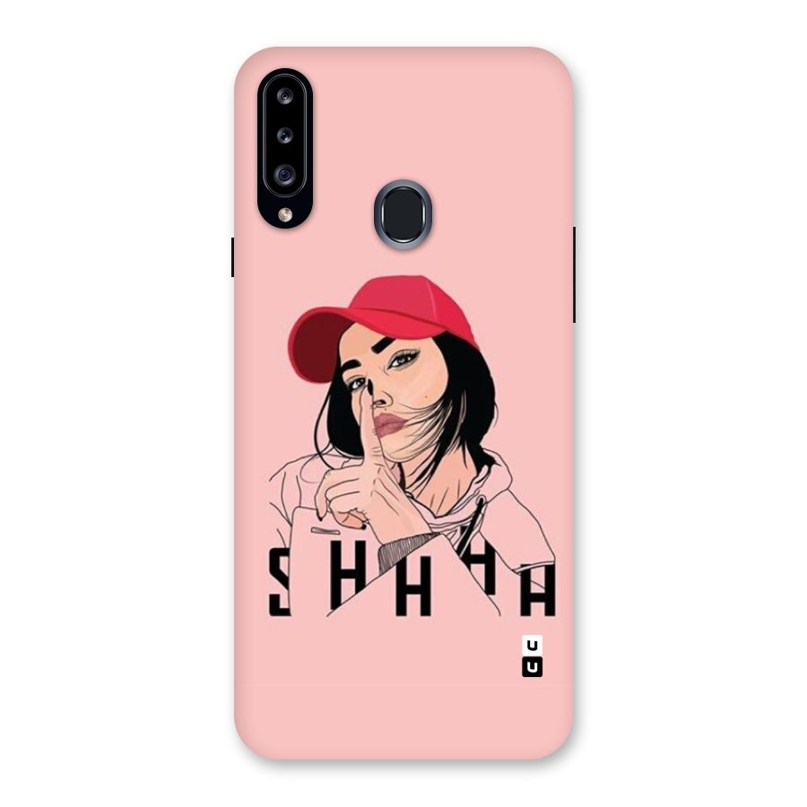 Shhhh Girl Back Case for Galaxy A20s