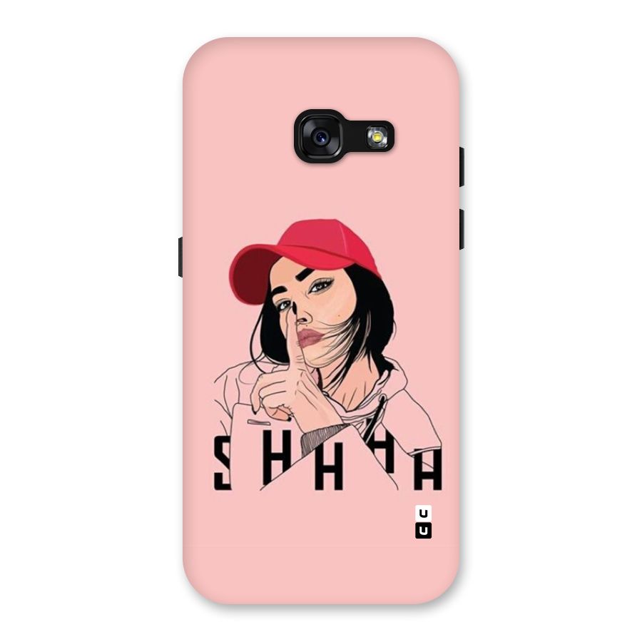 Shhhh Girl Back Case for Galaxy A3 (2017)