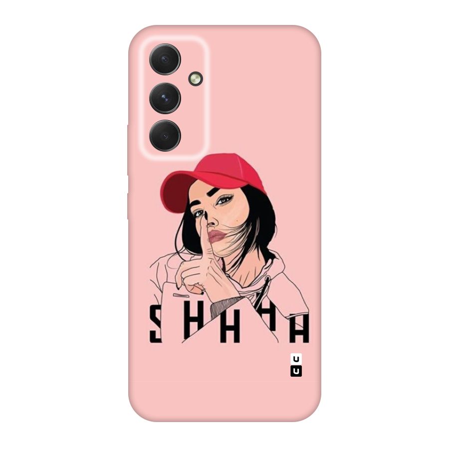 Shhhh Girl Back Case for Galaxy A54