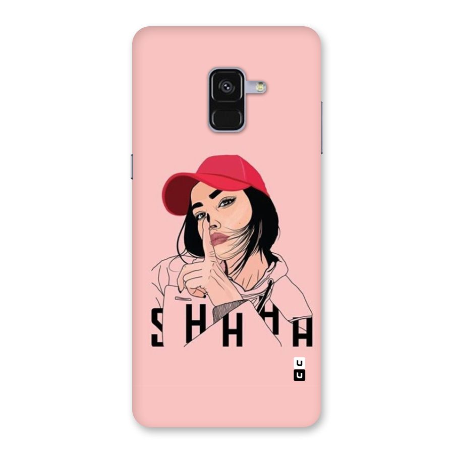 Shhhh Girl Back Case for Galaxy A8 Plus