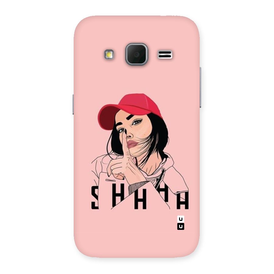 Shhhh Girl Back Case for Galaxy Core Prime