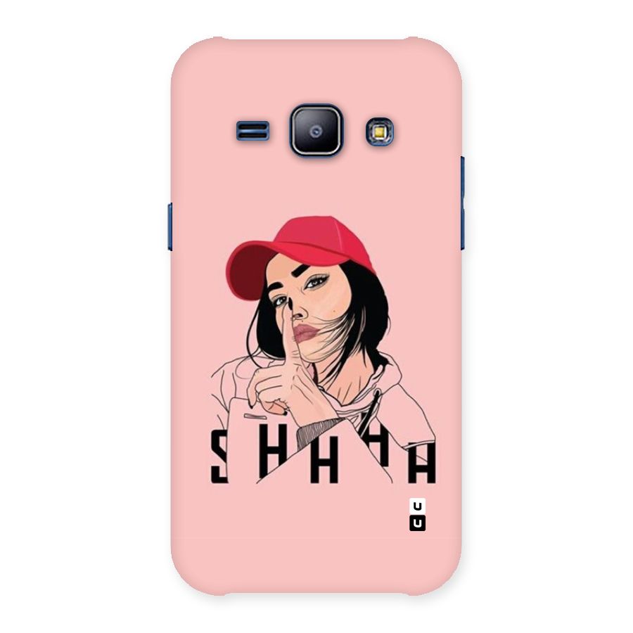 Shhhh Girl Back Case for Galaxy J1