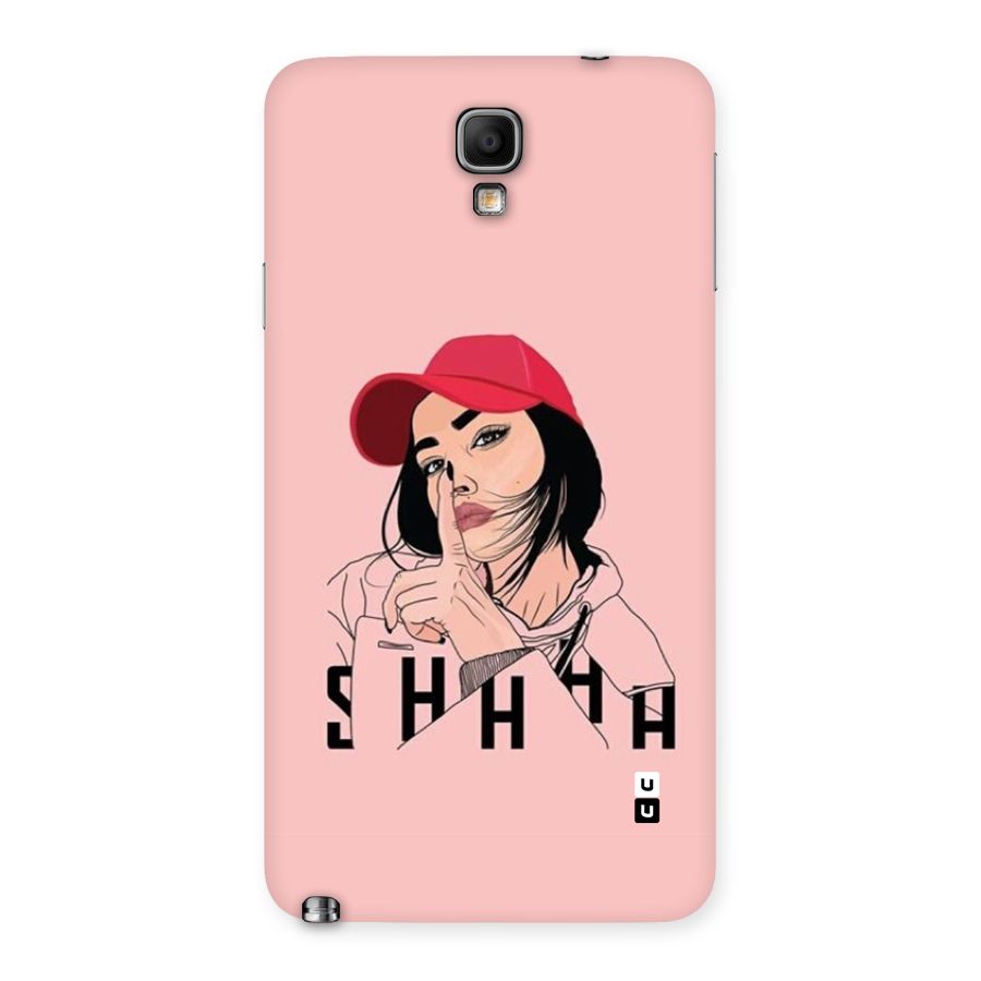 Shhhh Girl Back Case for Galaxy Note 3 Neo