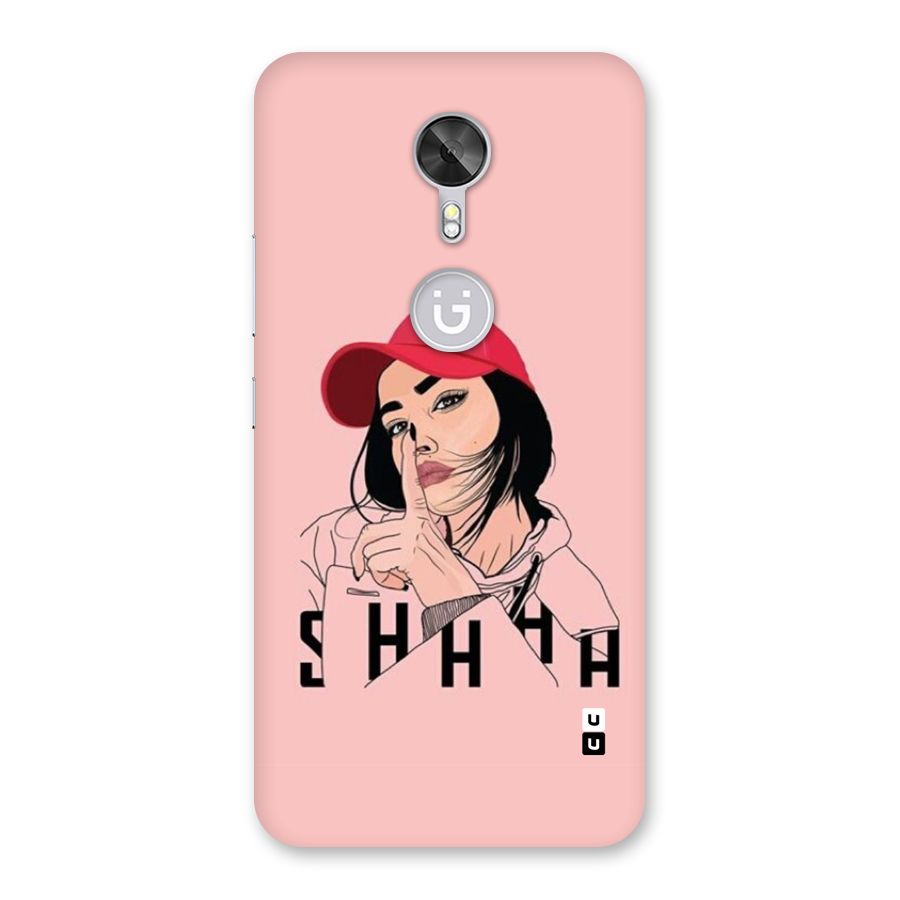 Shhhh Girl Back Case for Gionee A1