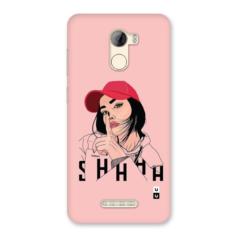 Shhhh Girl Back Case for Gionee A1 LIte