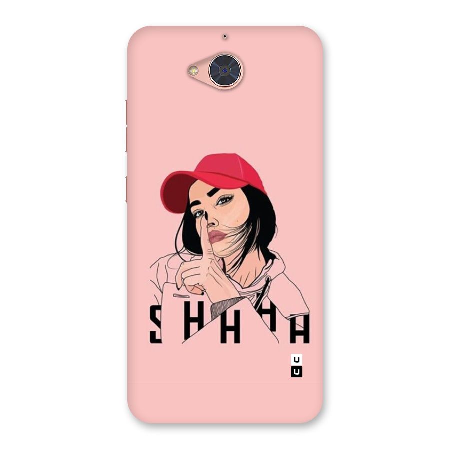 Shhhh Girl Back Case for Gionee S6 Pro