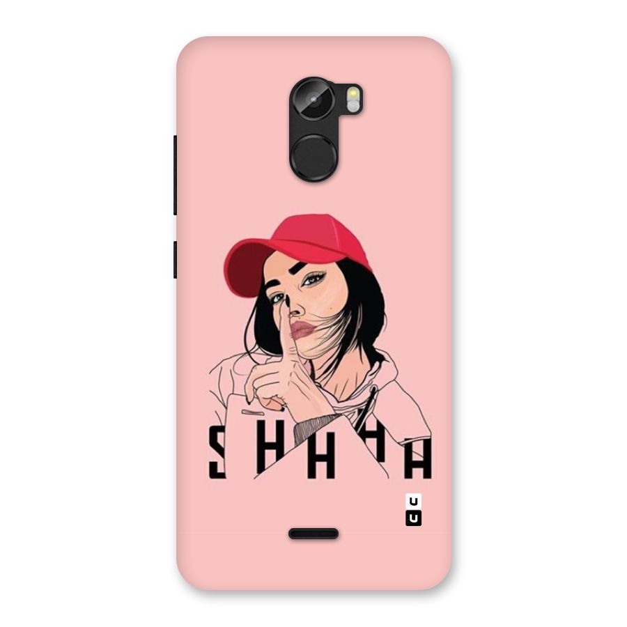 Shhhh Girl Back Case for Gionee X1