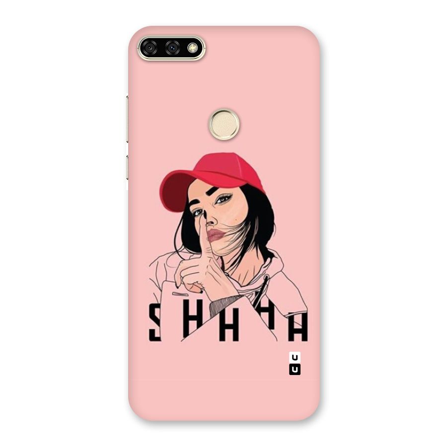 Shhhh Girl Back Case for Honor 7A