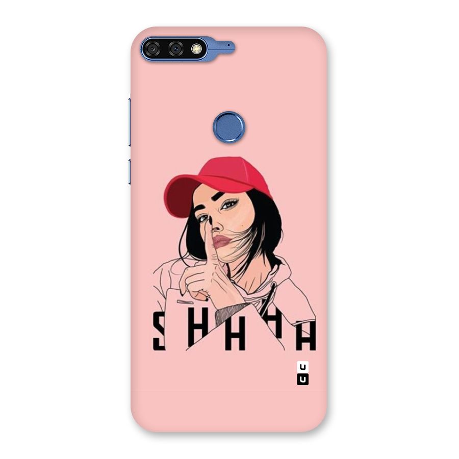 Shhhh Girl Back Case for Honor 7C