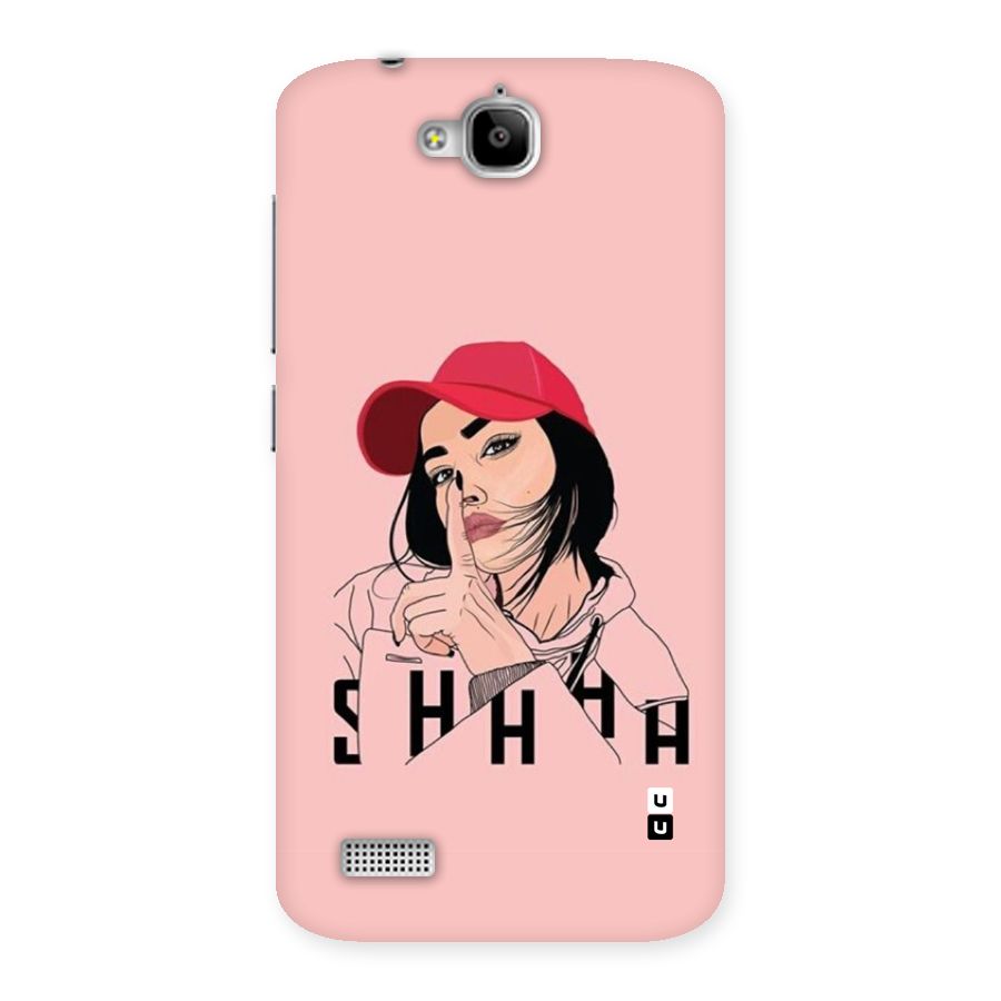 Shhhh Girl Back Case for Honor Holly