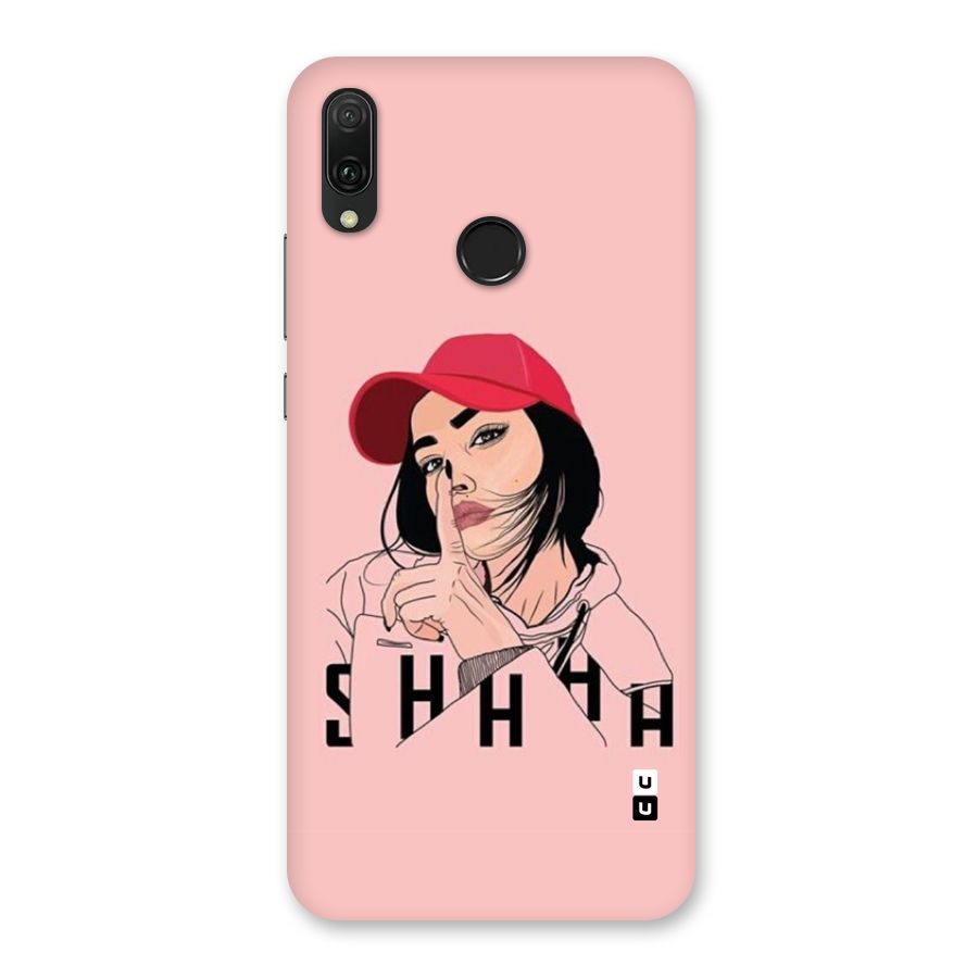 Shhhh Girl Back Case for Huawei Y9 (2019)