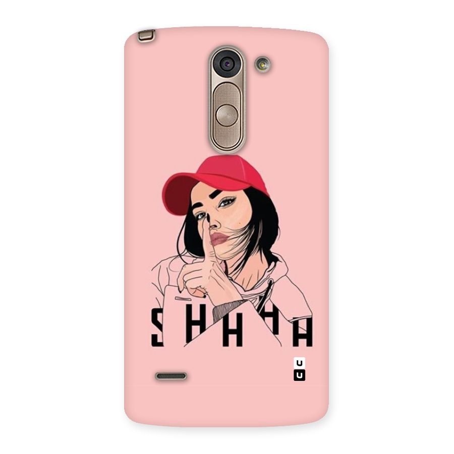 Shhhh Girl Back Case for LG G3 Stylus
