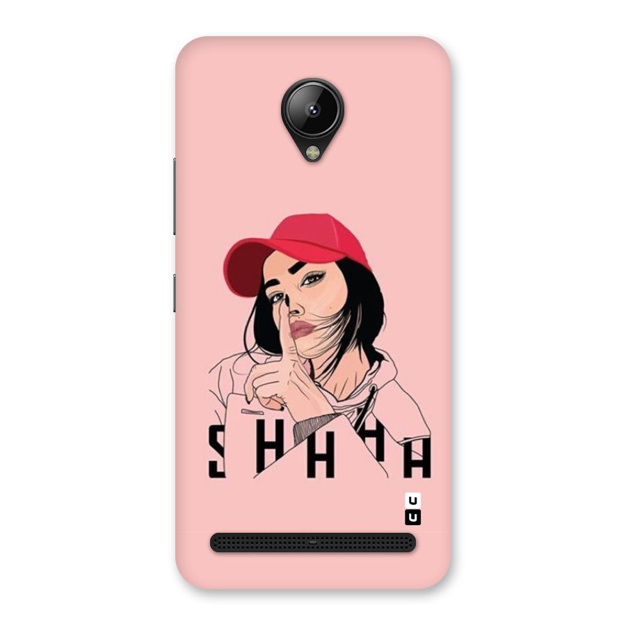 Shhhh Girl Back Case for Lenovo C2