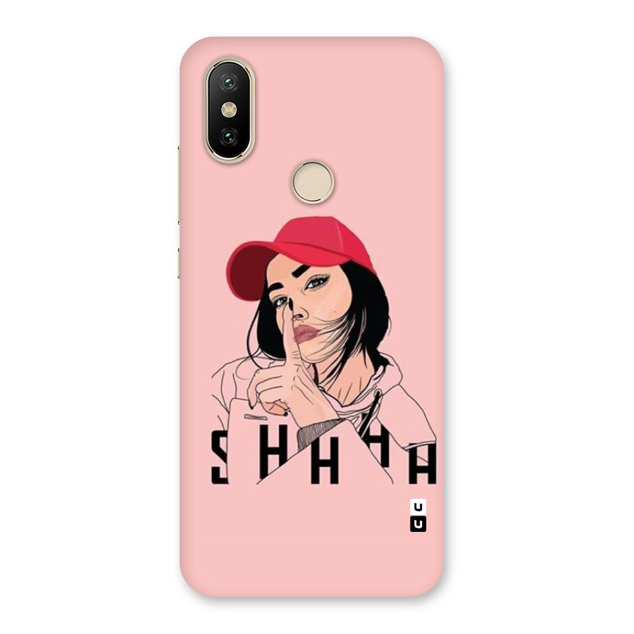 Shhhh Girl Back Case for Mi A2