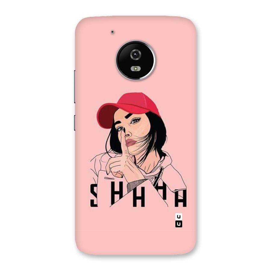 Shhhh Girl Back Case for Moto G5