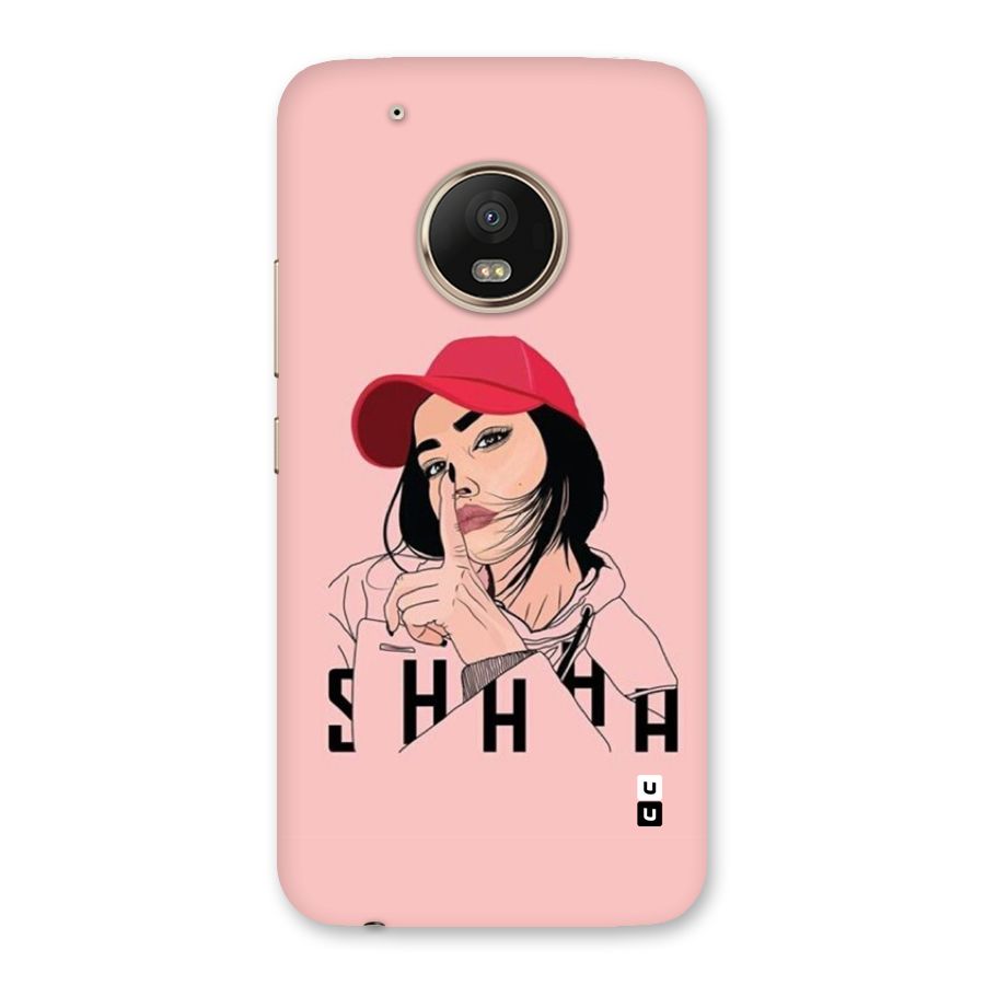 Shhhh Girl Back Case for Moto G5 Plus