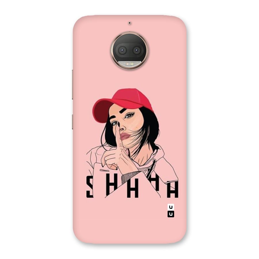 Shhhh Girl Back Case for Moto G5s Plus