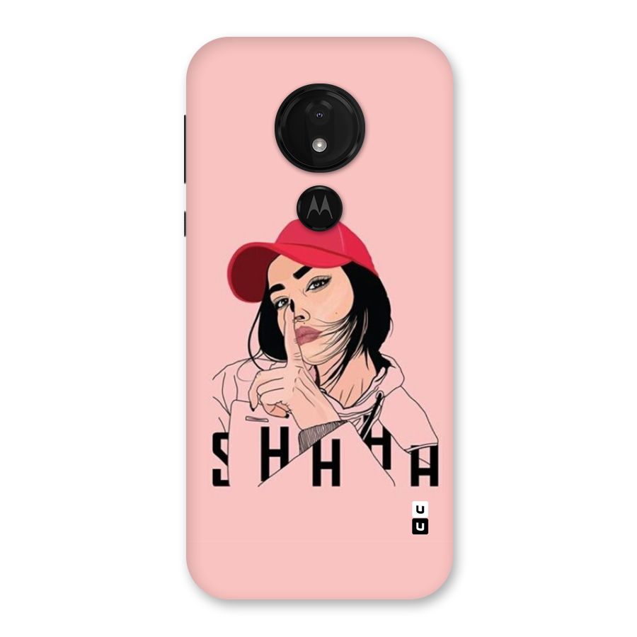 Shhhh Girl Back Case for Moto G7 Power