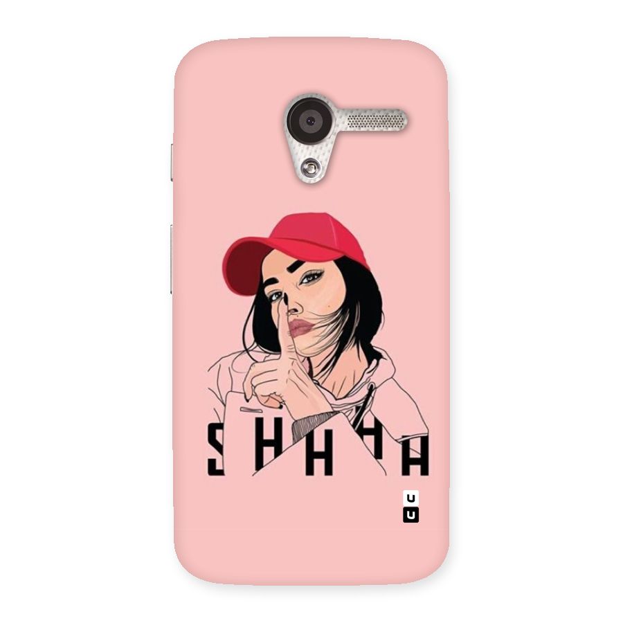 Shhhh Girl Back Case for Moto X