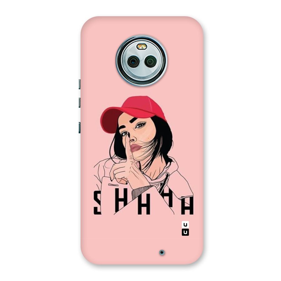 Shhhh Girl Back Case for Moto X4