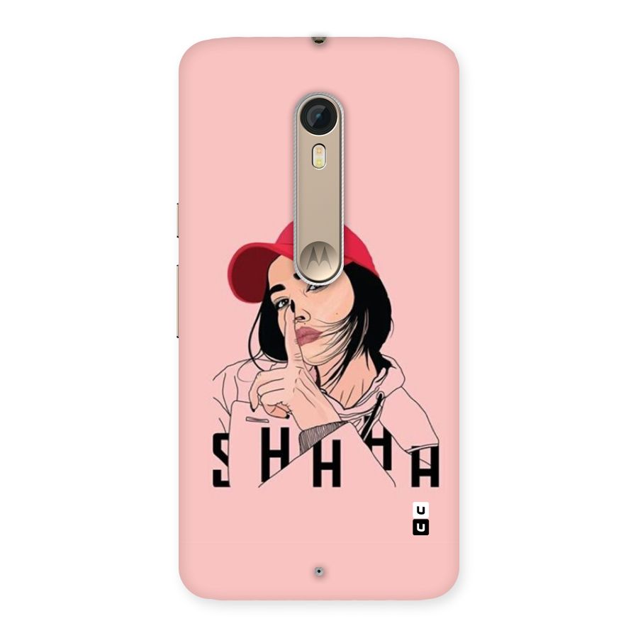 Shhhh Girl Back Case for Moto X Style