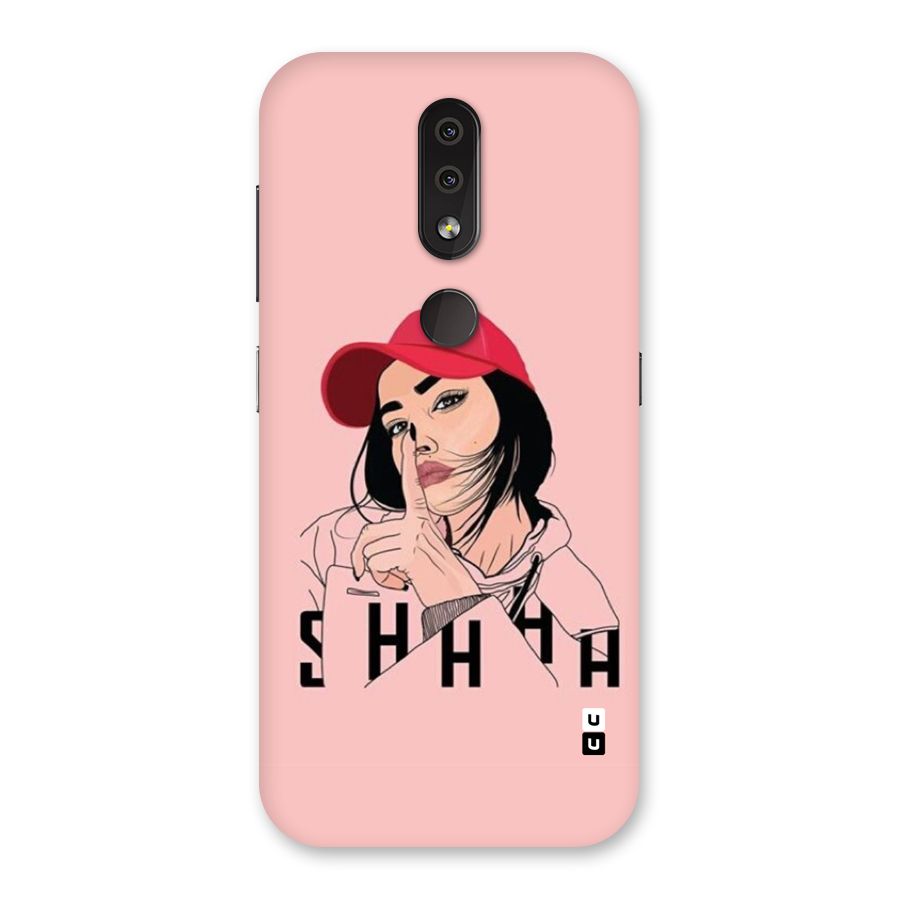 Shhhh Girl Back Case for Nokia 4.2
