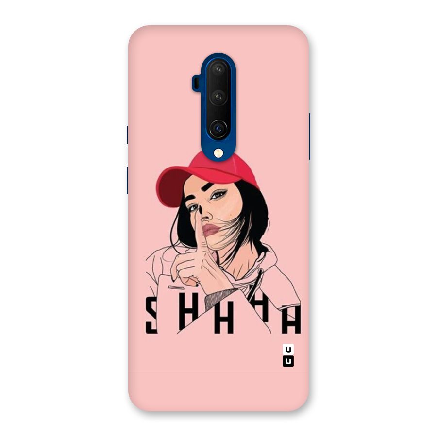 Shhhh Girl Back Case for OnePlus 7T Pro