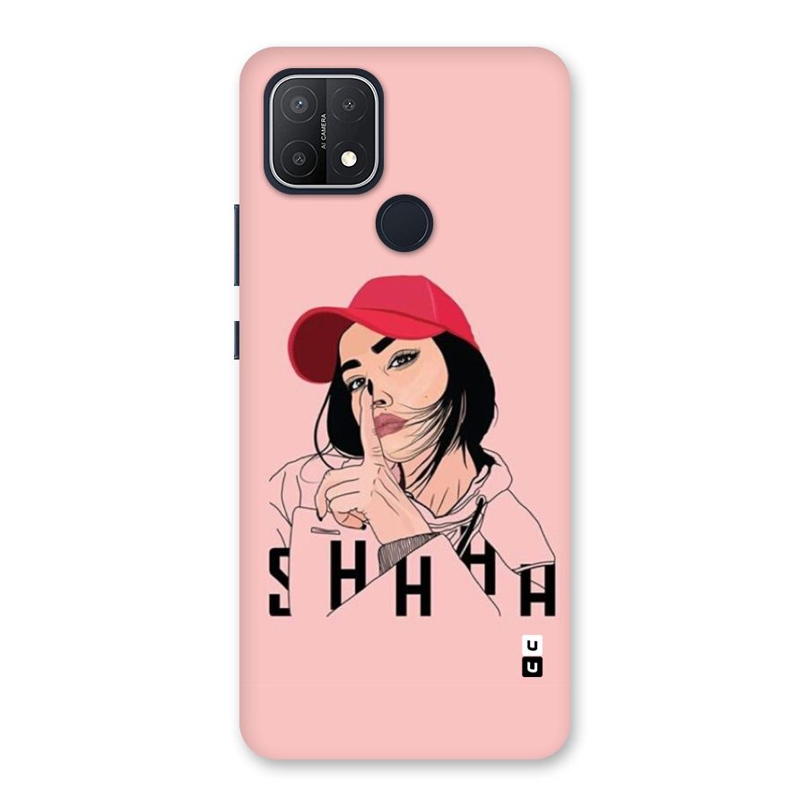 Shhhh Girl Back Case for Oppo A15s