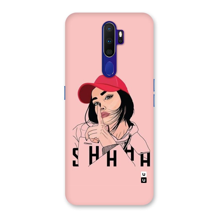 Shhhh Girl Back Case for Oppo A9 (2020)