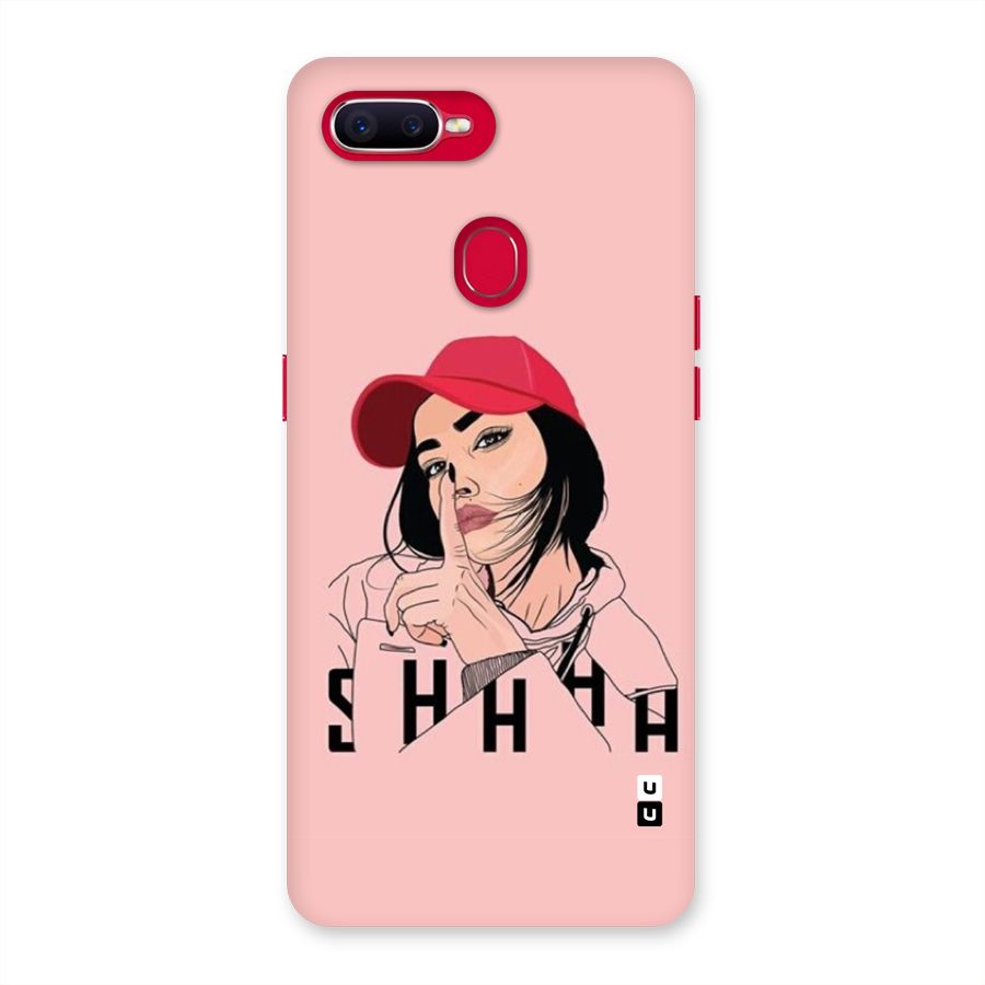 Shhhh Girl Back Case for Oppo F9 Pro