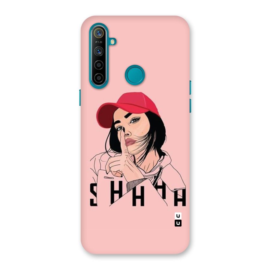 Shhhh Girl Back Case for Realme 5i