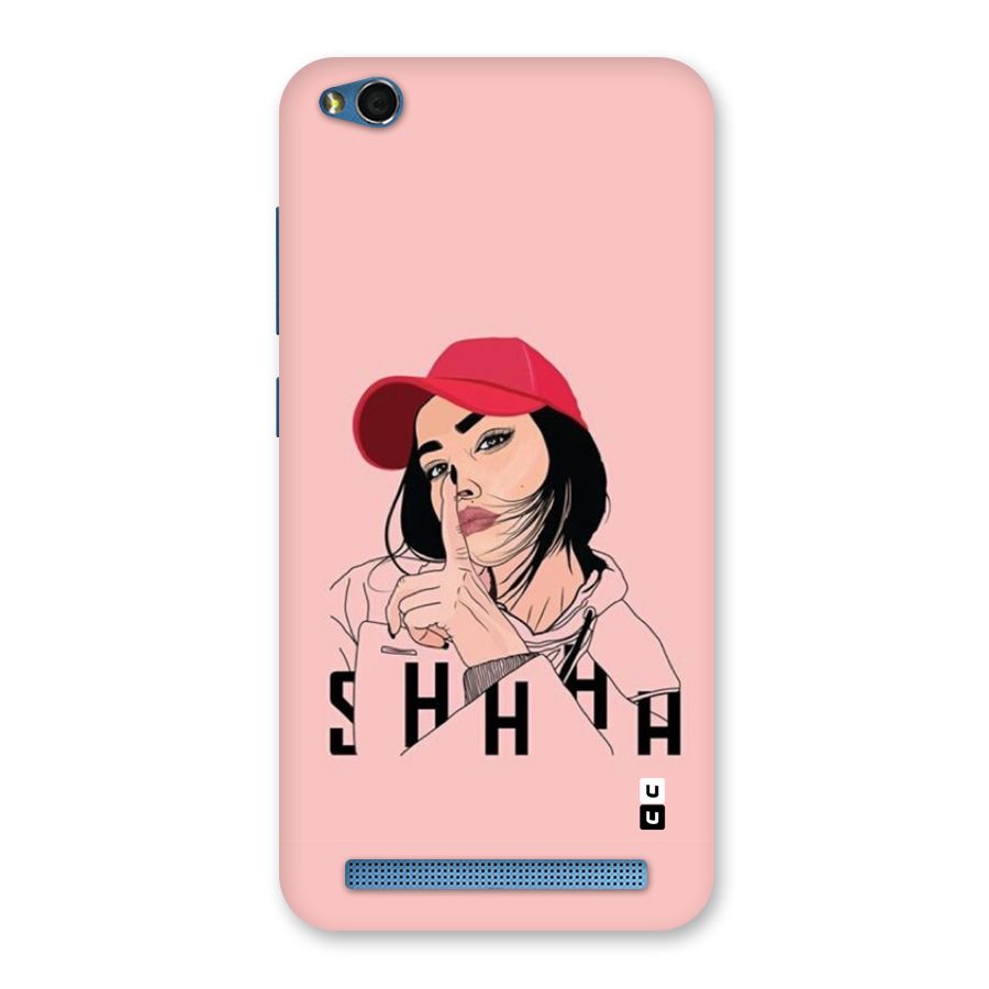 Shhhh Girl Back Case for Redmi 5A