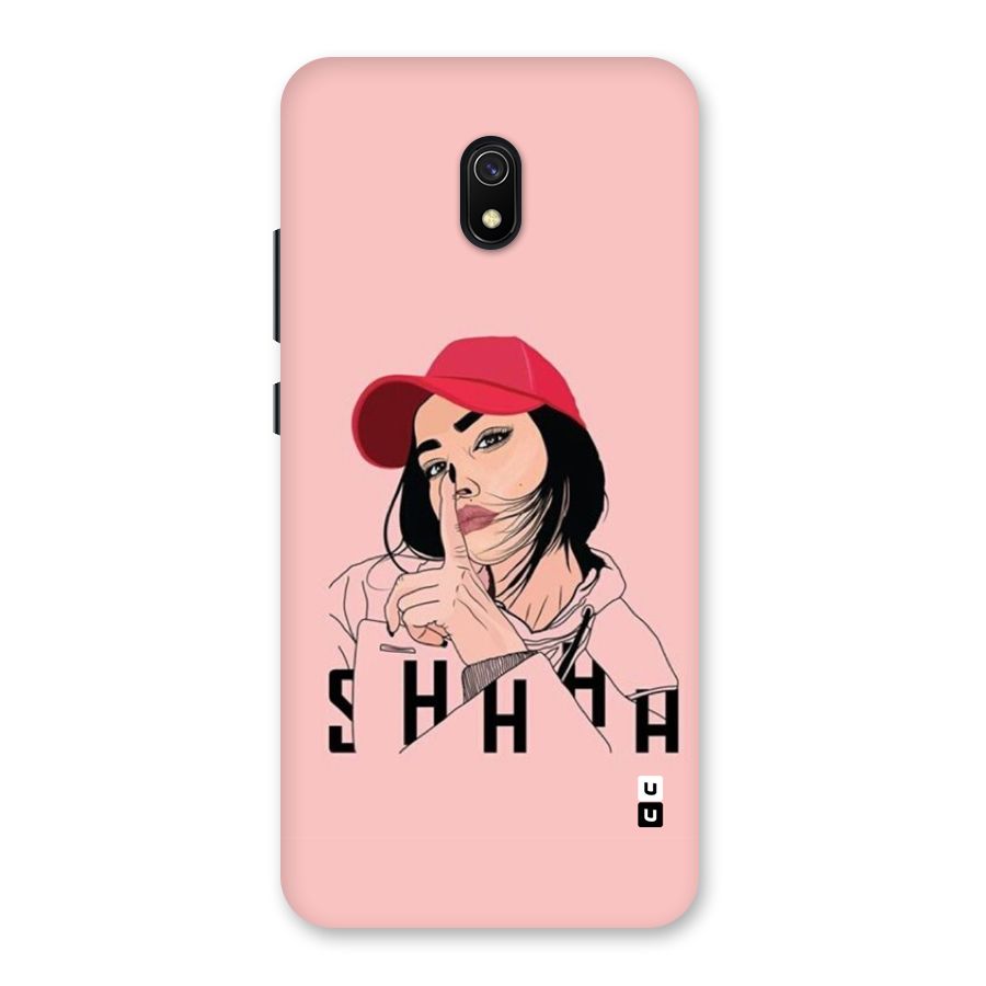 Shhhh Girl Back Case for Redmi 8A