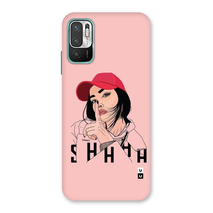 Shhhh Girl Back Case for Redmi Note 10T 5G