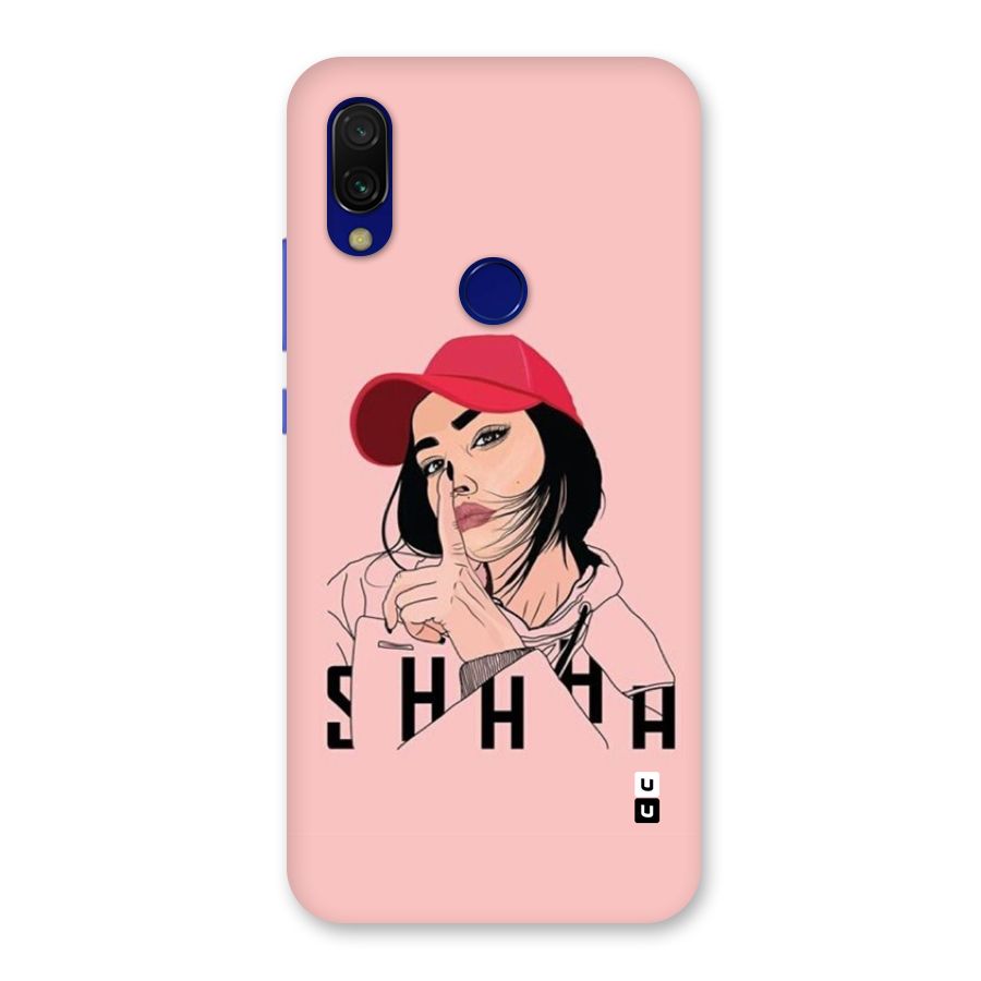 Shhhh Girl Back Case for Redmi Y3