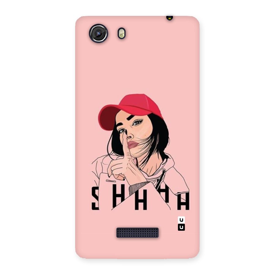 Shhhh Girl Back Case for Unite 3