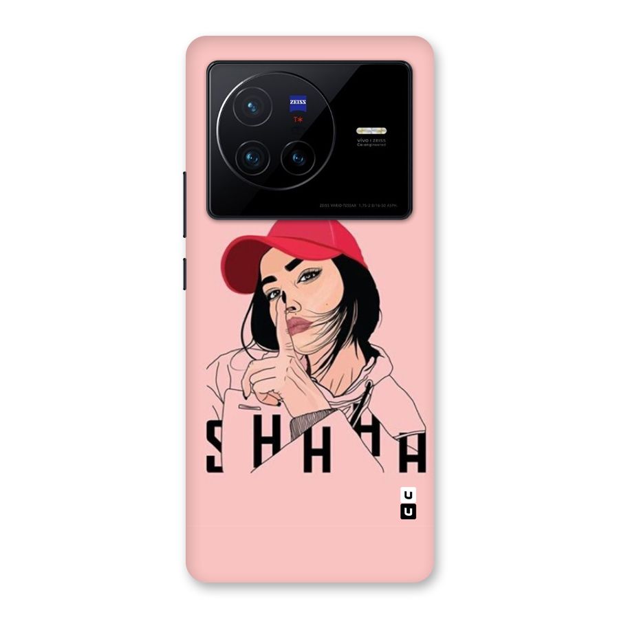 Shhhh Girl Back Case for Vivo X80